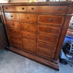 2 Dresser Set – 18-Drawer Apothecary & Tallboy