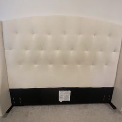 White Upholstered Headboard