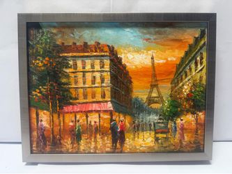 Hand-drawn oil-painting 17” x 14”