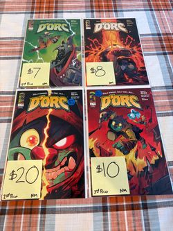 D’ORC Reprints!!! Issue 1 (2nd and 3rd Print), Issue 2 (2nd Print), Issue 5