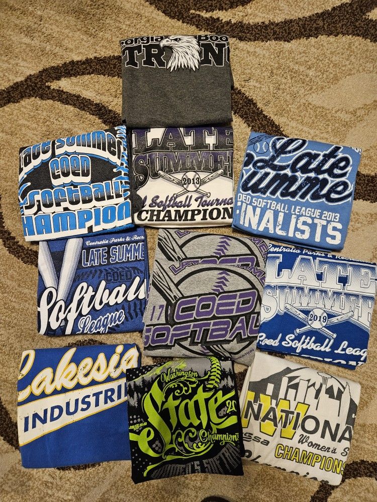 11 Large T-shirts