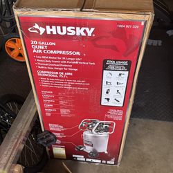Husky 20 Gal Air Compressor New In Box. 