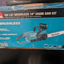 Makita 14" 18v Brushless chainsaw
