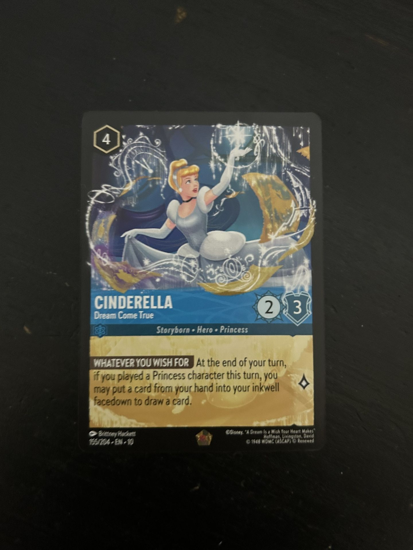 Lorcana Whispers In The Well Cinderella 