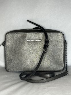 Michael Kors Silver Crossbody Purse