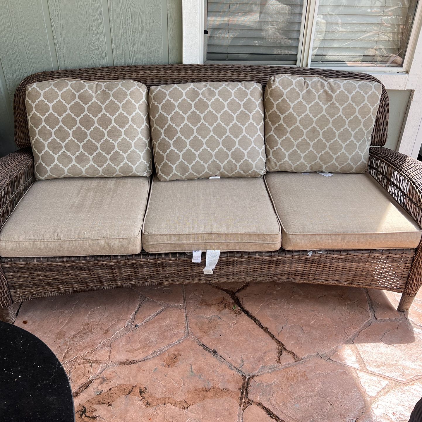 Hampton Bay Patio Sofa for Sale in Antioch CA OfferUp