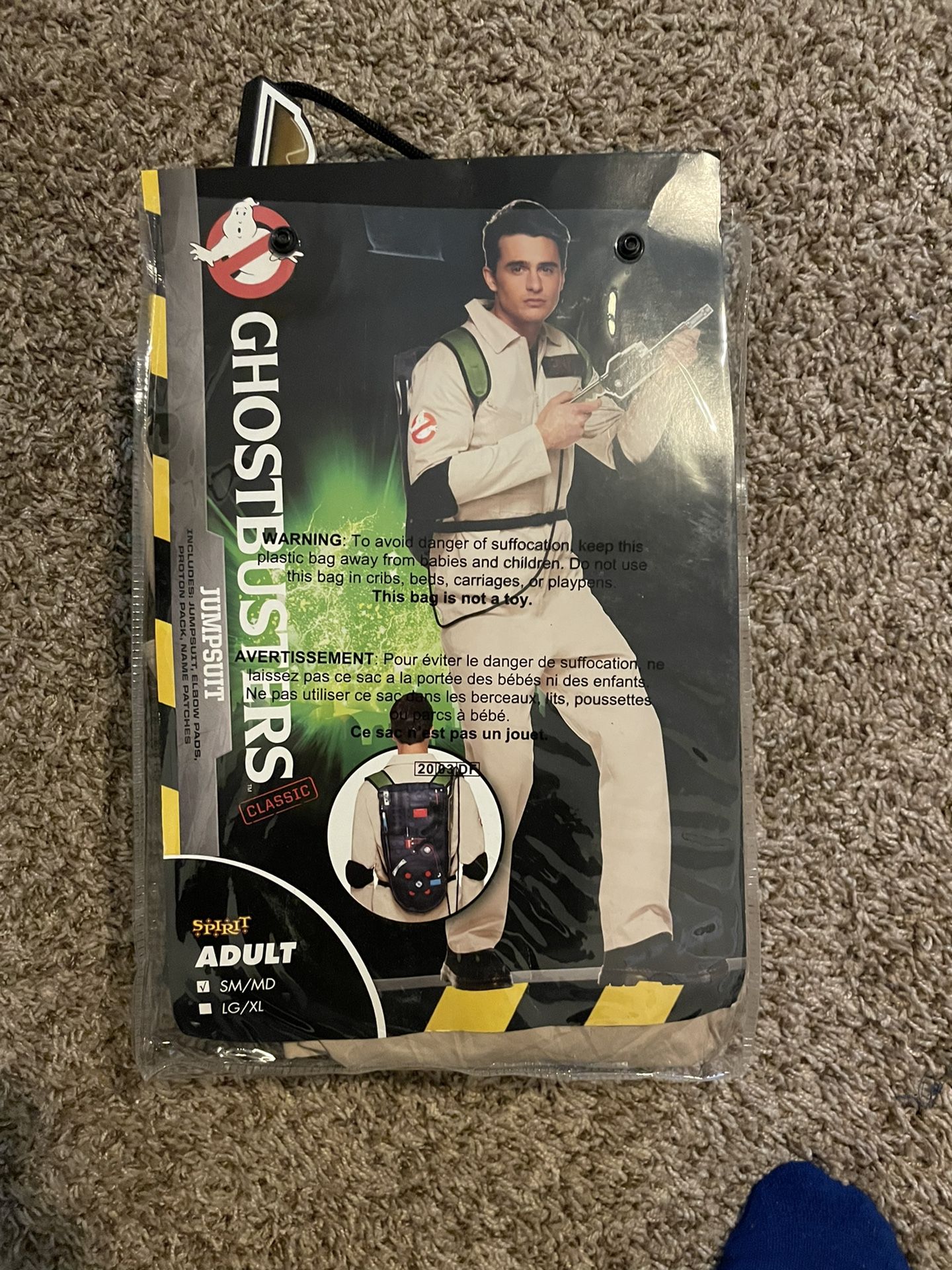Ghost Buster Costume Adult Small