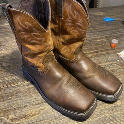 Mens Justin Boots Size 11 1/2 