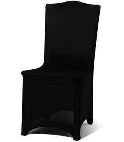100 Pack Black Chair Covers for Party