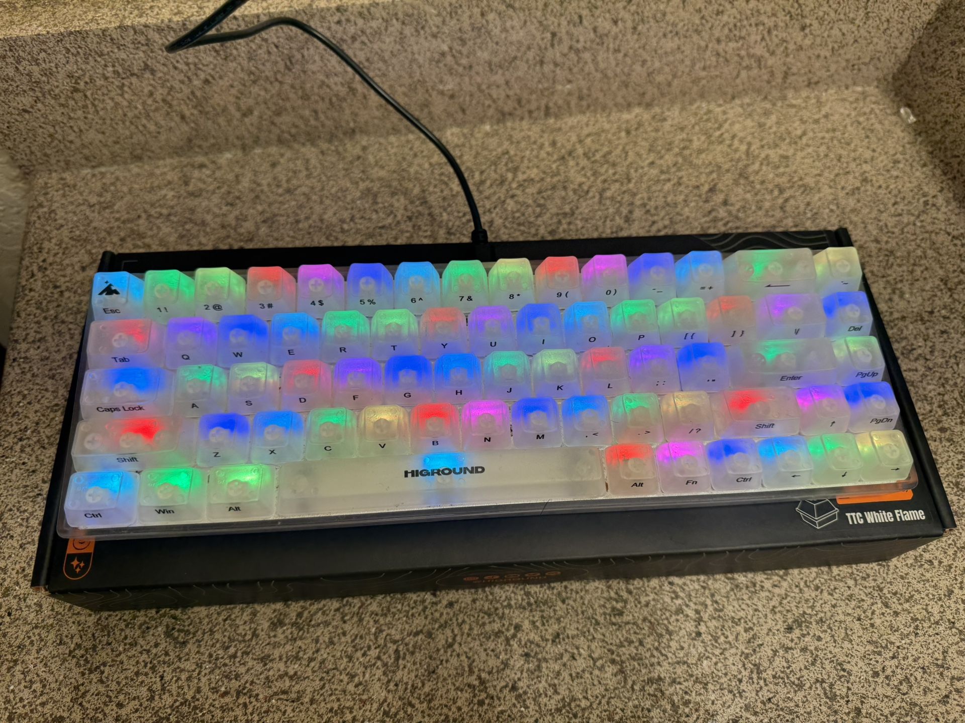 Higround Transparent Gaming Keyboard