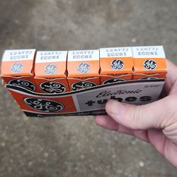 12A vacuum tubes, full sleeve