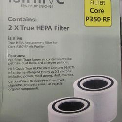 Isinlive 2 True HEPA Filter For Core P350-RF Air Purifier
