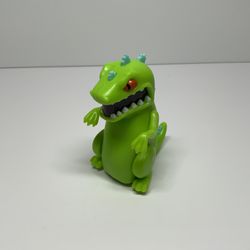 Vintage 1998 Burger King BK Rugrats Reptar Green Dinosaur Rolling Toy Figure