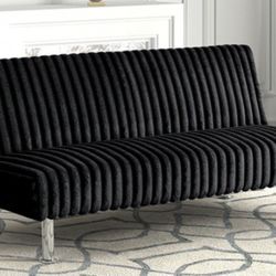 Brand New Black Futon Sofa Sleeper 