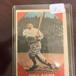 1960 Fleer Baseball Greats Honus Wagner #62 Card 