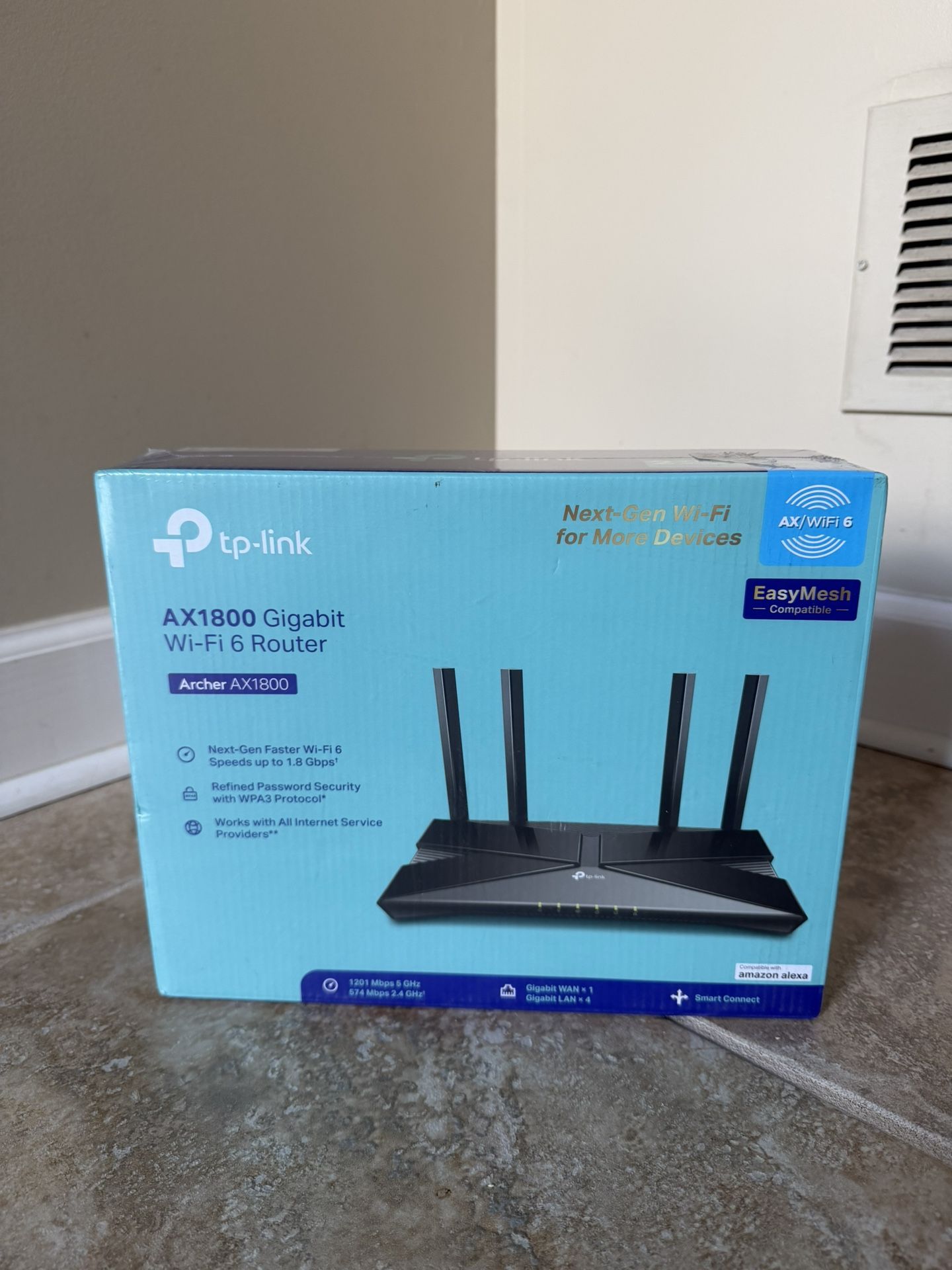 TP-LINK Archer AX1800 Dual Band Wi-Fi 6 Wireless Router Adapter