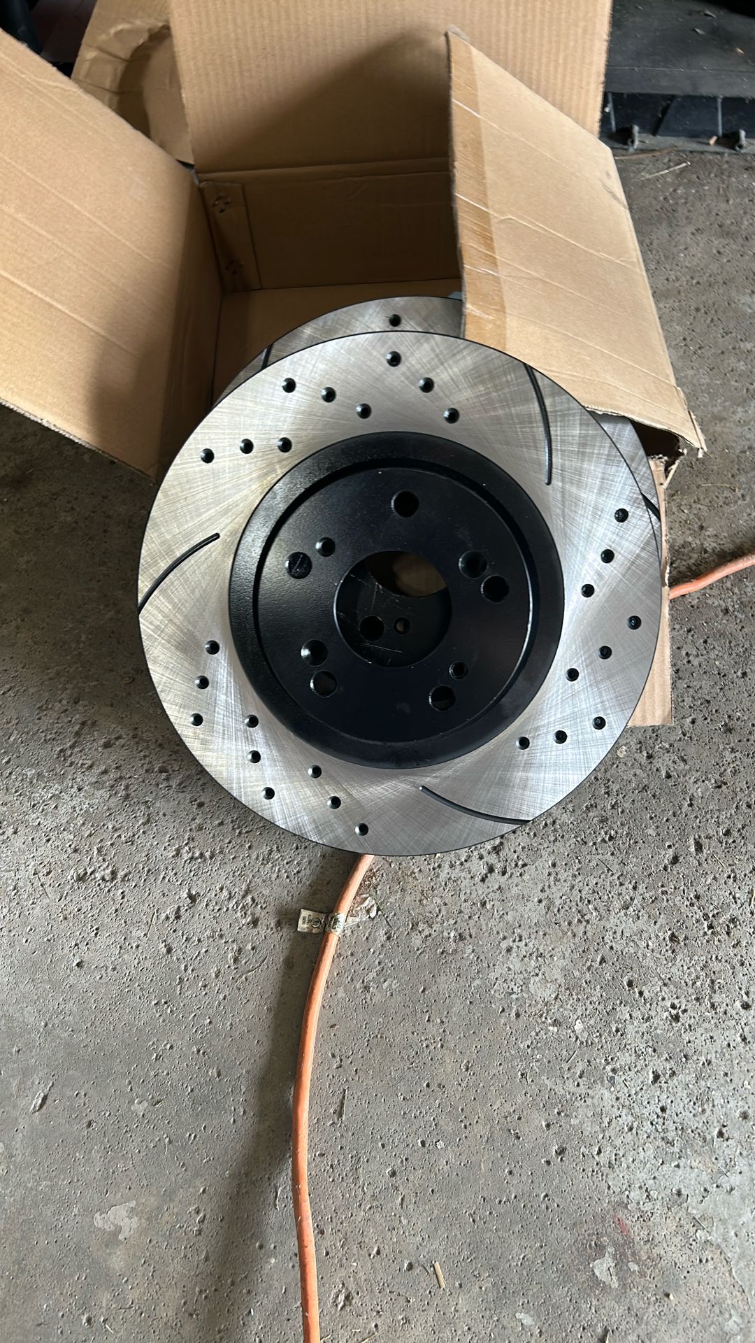 Brand new 2002 Honda Civic front slotted rotors