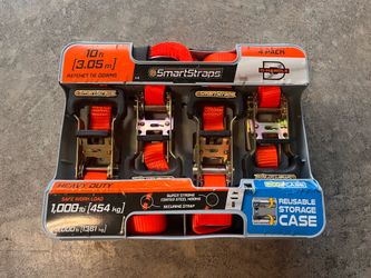 SmartStraps ratcheting tie downs