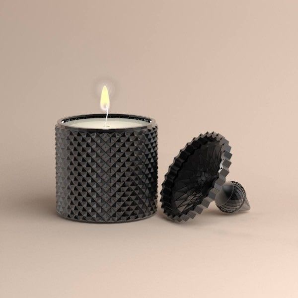Opulent Soy Candle + Candle Care Kit (Black)