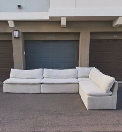 SIXPENNY Feather & Down Modular Sectional