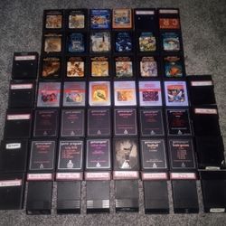 Atari 2600 Games Lot of 51 Tested and Working MISSING LABELS See Pics 