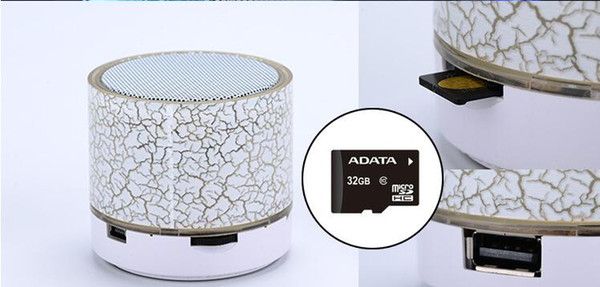 LED Mini bluetooth crackle texture Speaker