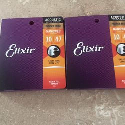 ELIXIR ACOUSTIC GUITAR STRINGS