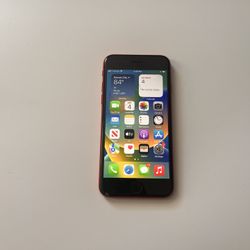 Red iPhone SE Phone