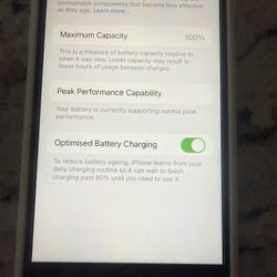 Iphone 8 64 GB Battery 100% Fully Unlocked