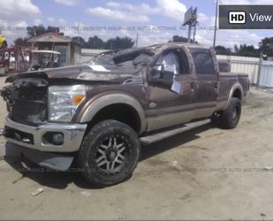 2013 Ford F-250 6.7L King Ranch power stroke 4x4 parts Only