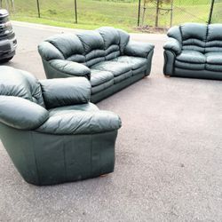 Leather Living Room Set