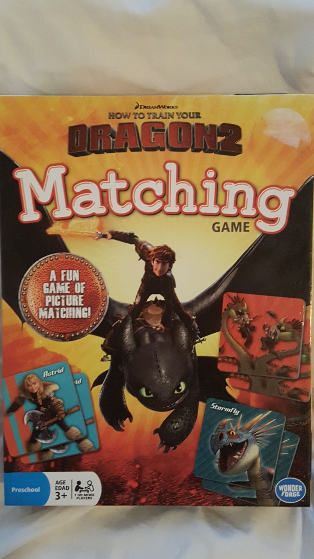 How to train your Dragon matching game