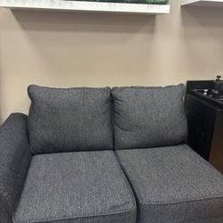 Bluish Gray Love Seat Super Comfy