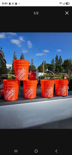 Home Depot Mini Bucket Ornaments