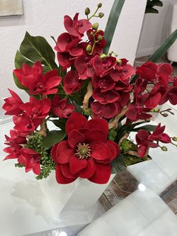 Arreglo De OrquÃdeas Rojas