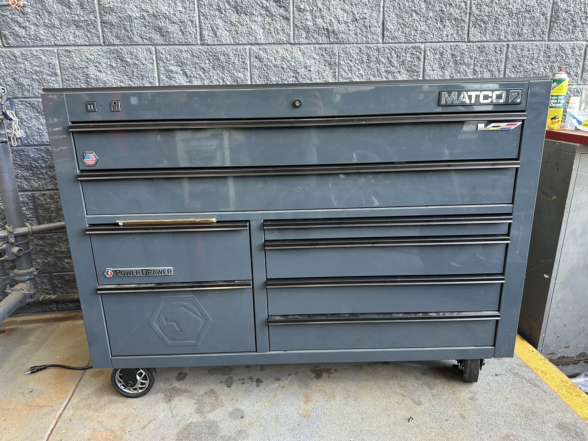 Matco Tool Box With Powet Drawer
