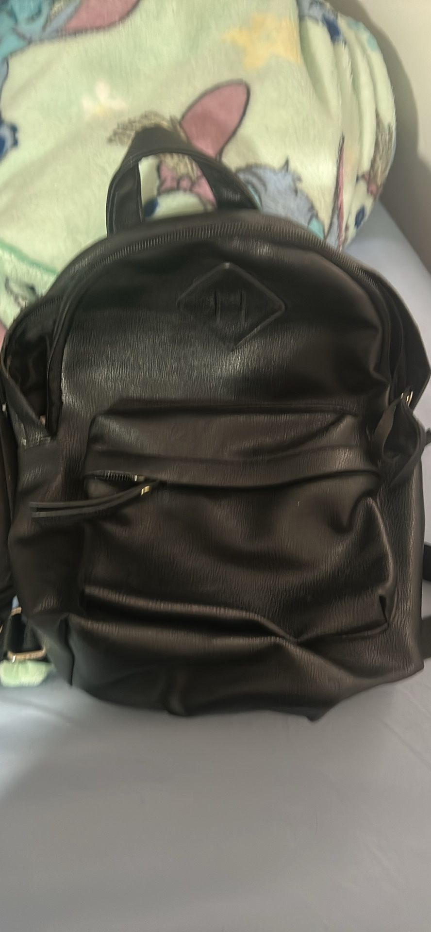 Small black backpack