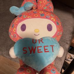 My Melody hello Kitty Large Plush 