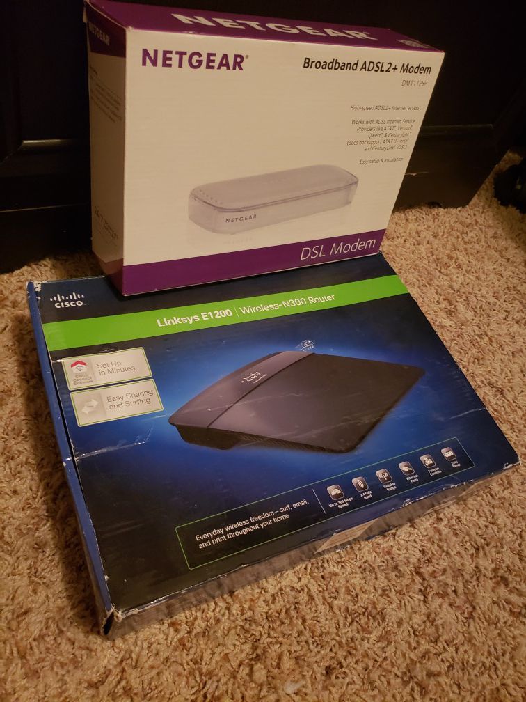 Router and modem