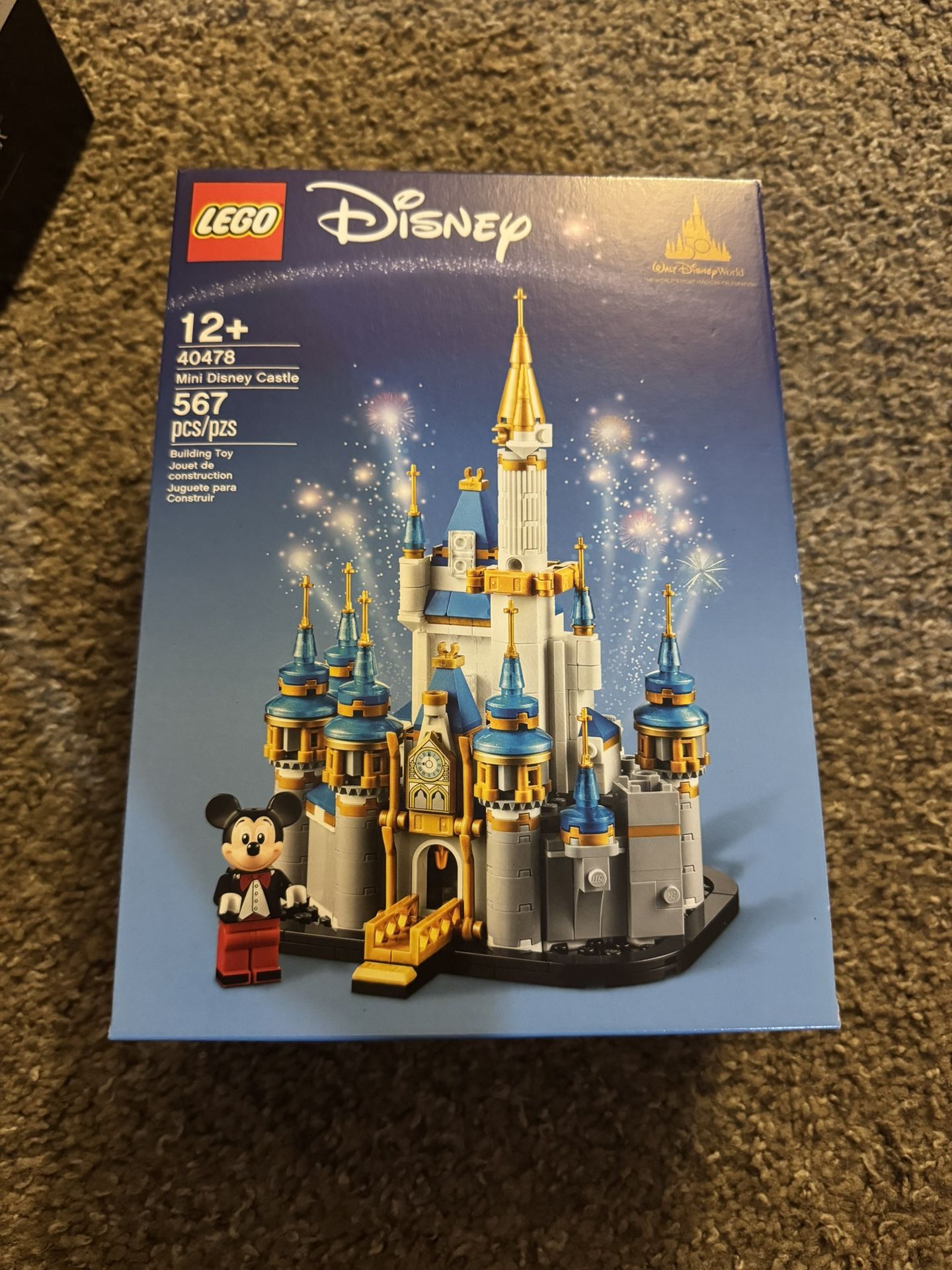 Disney 50th Anniversary Castle Lego Set Sealed 