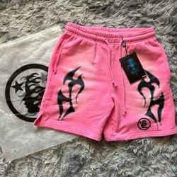 pink hellstar shorts