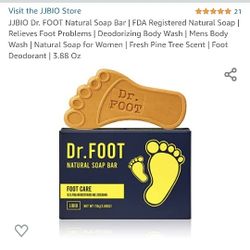 FOOT Natural Soap Bar | FDA Registered Natural Soap | Relieves Foot Problems | Deodorizing Body Wash | Mens Body Wash | Natural Soap for Women | Fresh
