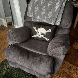 Dark Gray Rocking Recliner 