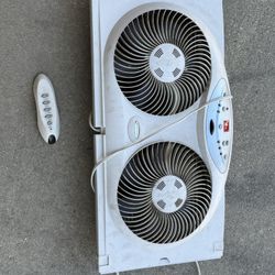Window Fan With Remote Control Used Works Great