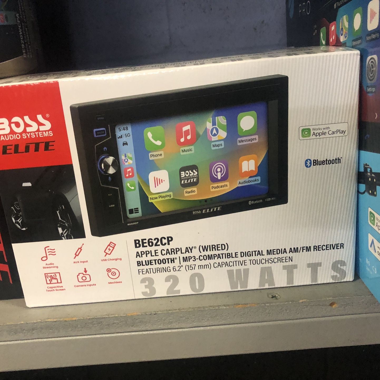 Boss 7 Inch Apple CarPlay Stereo 