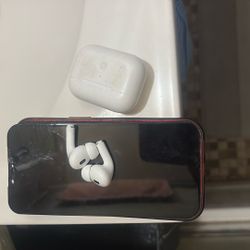Broken iPhone 11 With AirPods Pro 2 (not Original Case /replacement Case )