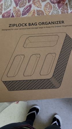 Zip Lock Organizer Plastic $5