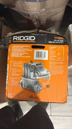 Ridgid vacuum