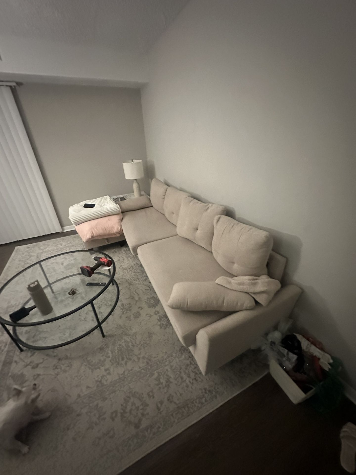 Sectional Couch With Storage Ottoman