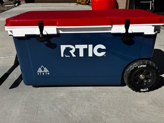 RTIC 72 wheeled cooler